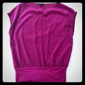 Express Boatneck Sleeve-less Blouse NWOT
